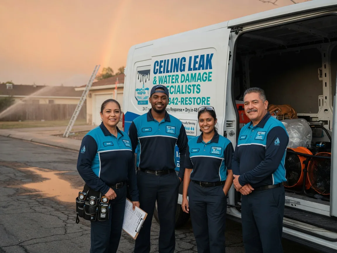 Ceiling Leak Cleanup company in Noti, OR